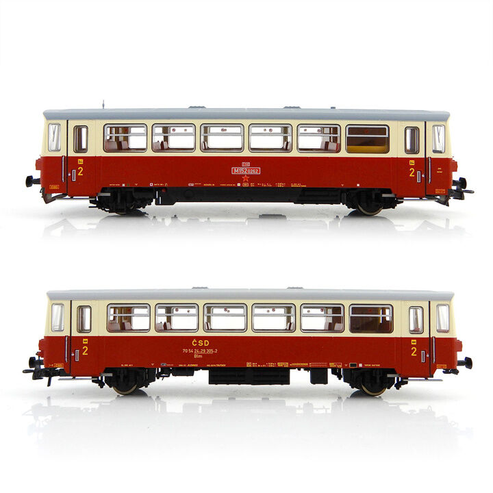 Roco Dieselový motorový vůz řady M 152 0262 s přívěsem ČSD